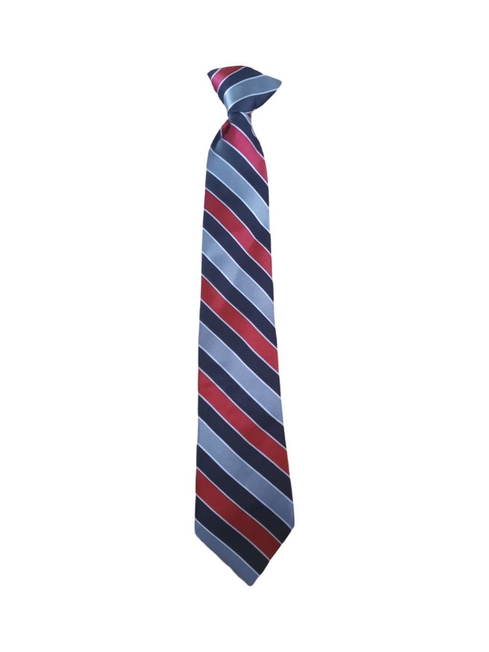 Classic Striped Tie in Blue and Red